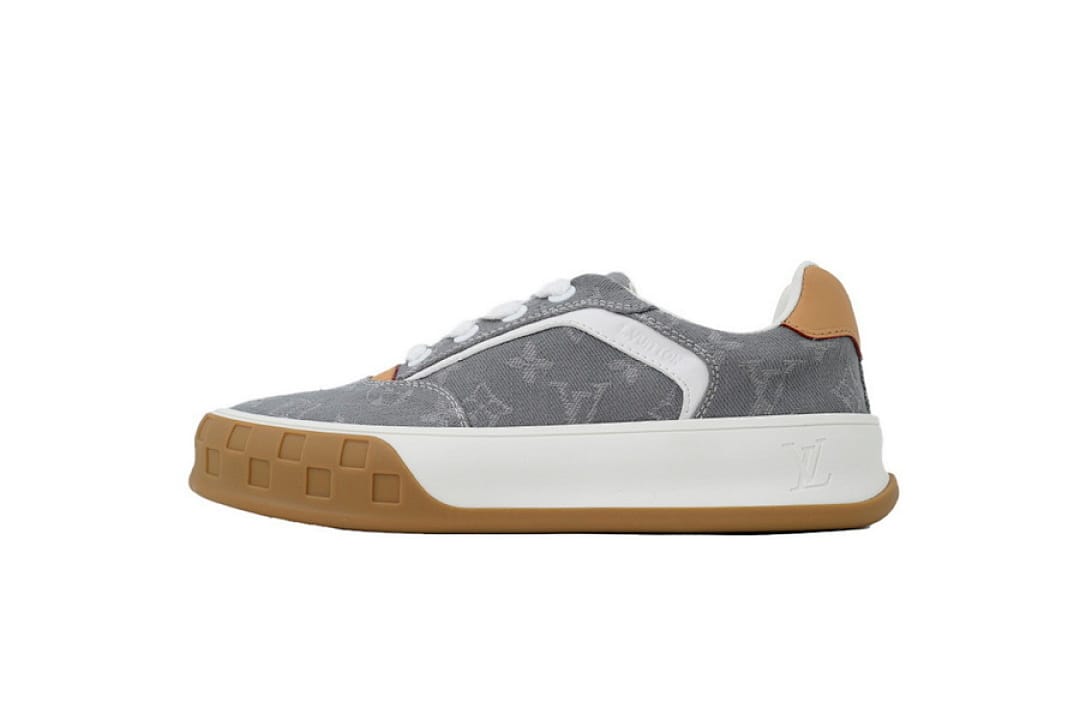 Louis Vuitton LV Round Toe Grey Print