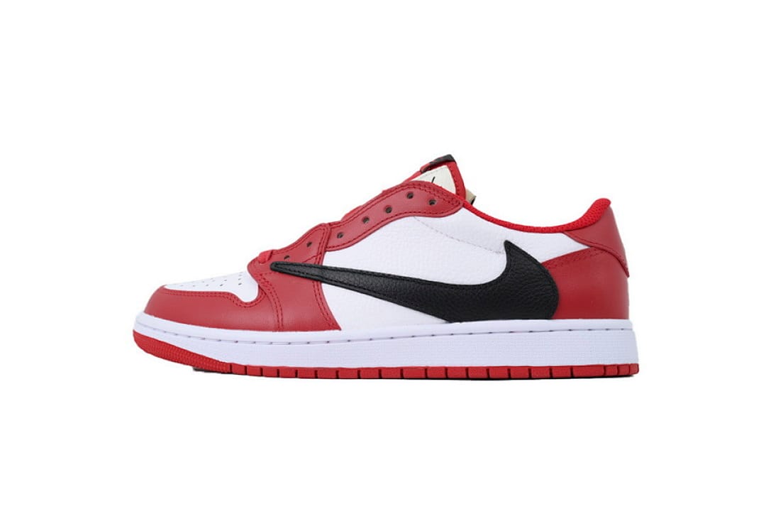 Air Jordan 1 Low White Red