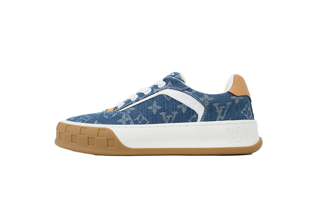 Louis Vuitton LV Round Toe Denim Print