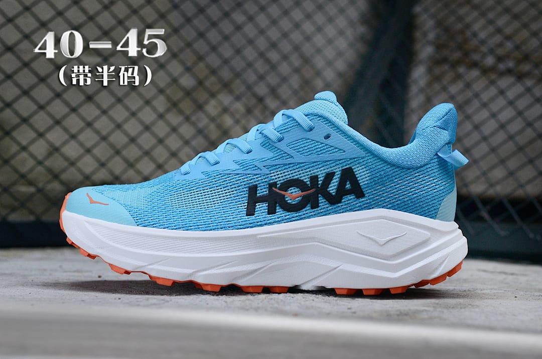 HOKA Challenger 8 'Light Blue Orange'