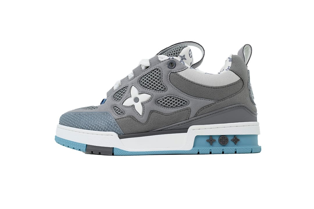 Louis Vuitton LV SK8 Light Grey Gray Blue