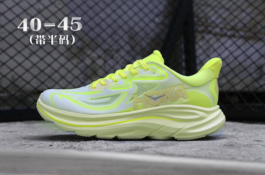 HOKA Clifton 10 'Neon Green'