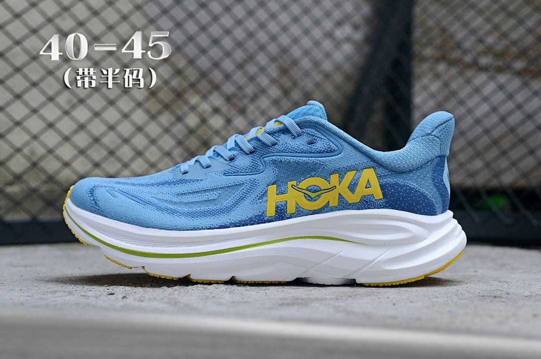 HOKA Clifton 10 'Blue Yellow'
