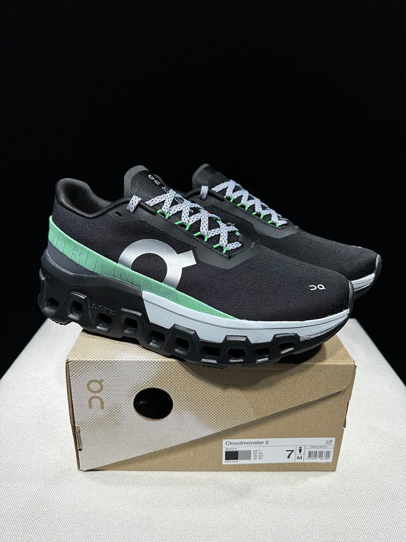 On Cloudmonster 2 'Black Glacier Grey'