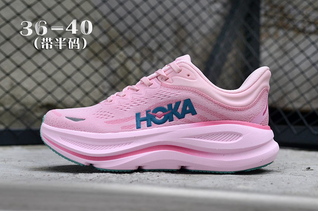 HOKA Bondi 9 'Pink Blue'