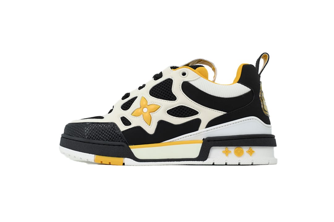 Louis Vuitton LV SK8 White Black Yellow