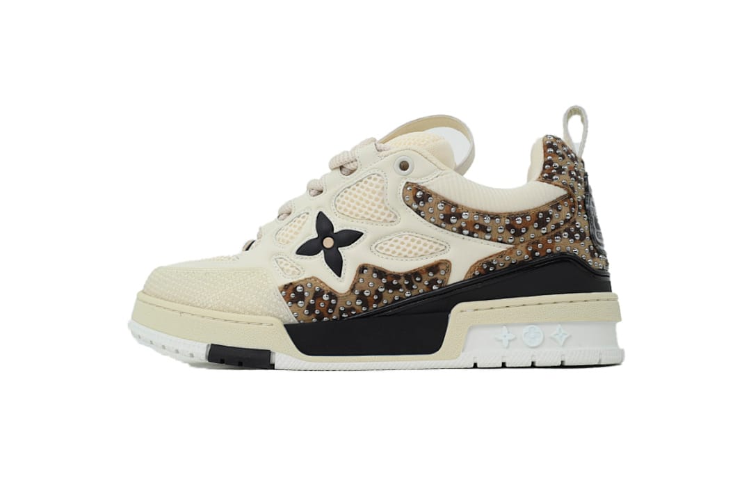 Louis Vuitton LV SK8 Coffee White Diamond