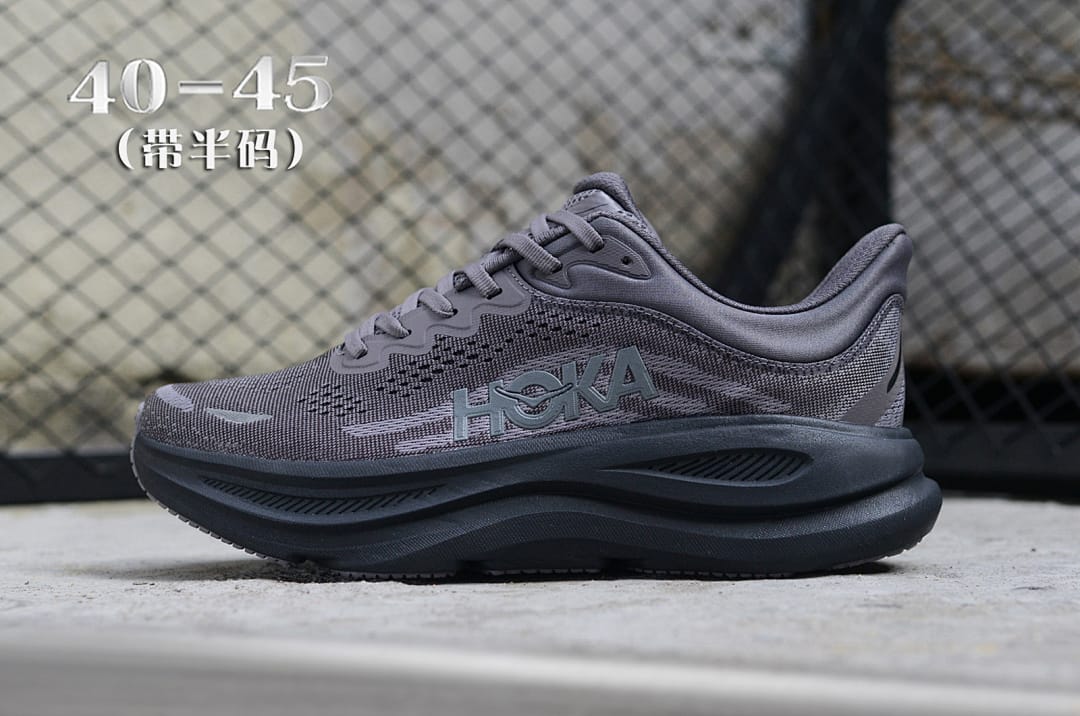 HOKA Bondi 9 'Dark Grey Black'