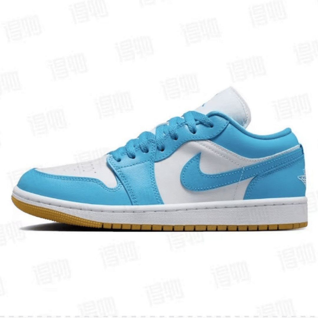 Air Jordan 1 Low Dark Powder Blue Gum