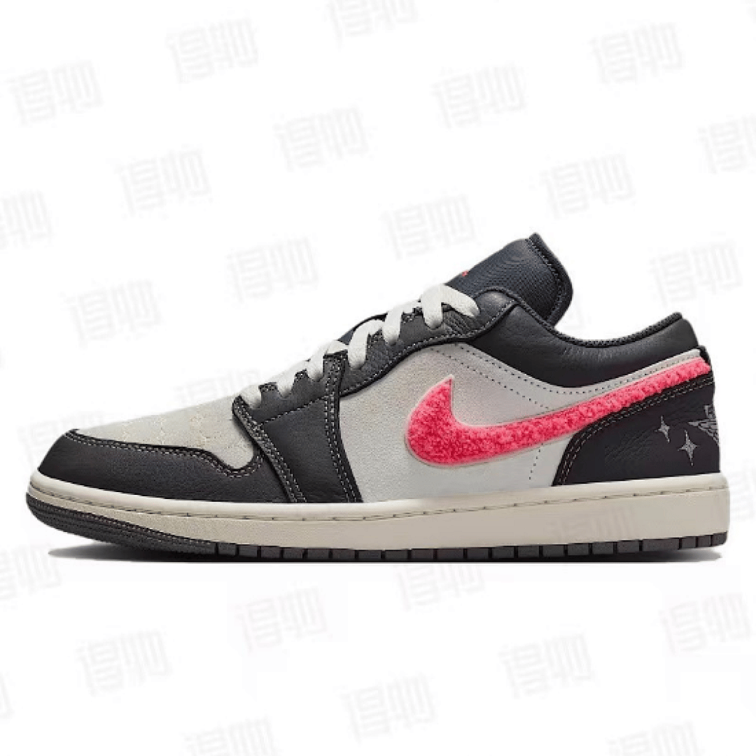 Air Jordan 1 Low SE Light Graphite Hot Punch