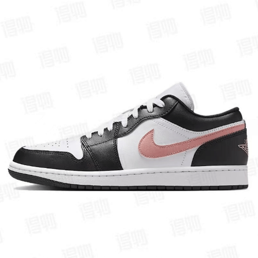 Air Jordan 1 Low Black Rust Pink