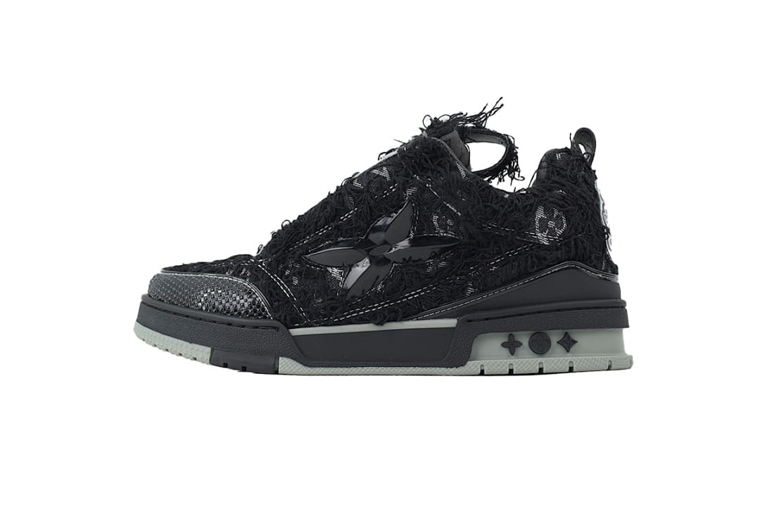 Louis Vuitton LV SK8 Plum Black Crystal Blossom Drill in