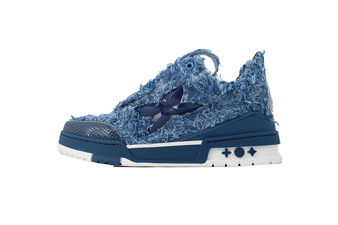 Louis Vuitton LV SK8 Plum Blue Crystal Blossom Diamond