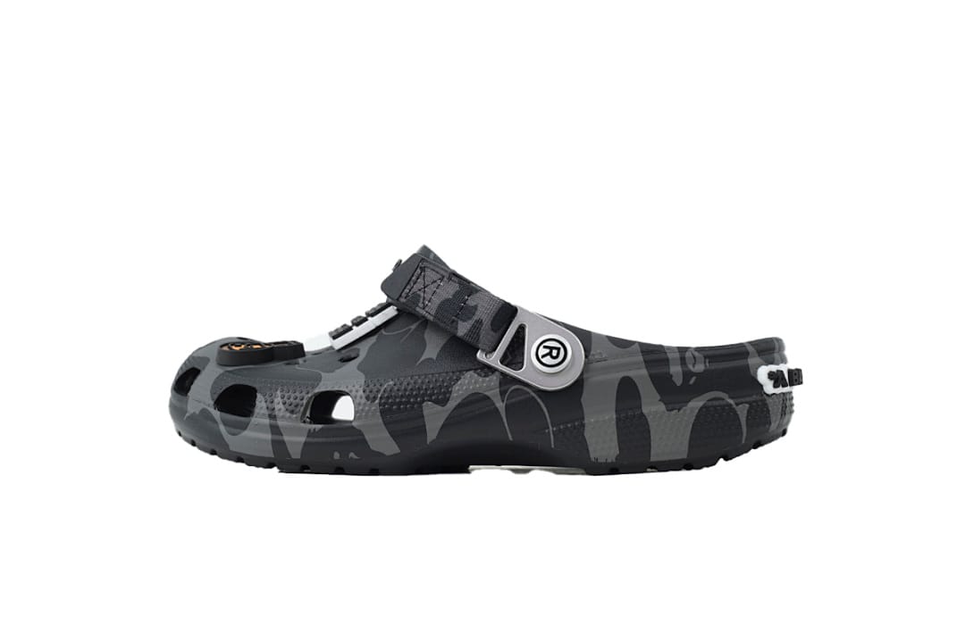 Crocs Clogs Classic Clog BAPE x 'ABC Camo - Black'