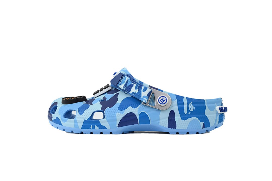 Crocs Clogs Classic Clog BAPE x 'ABC Camo - blue'