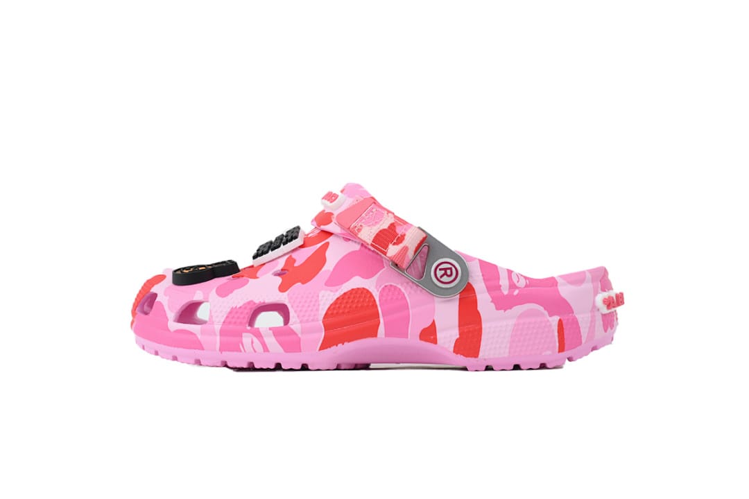 Crocs Clogs Classic Clog BAPE x 'ABC Camo - pink'