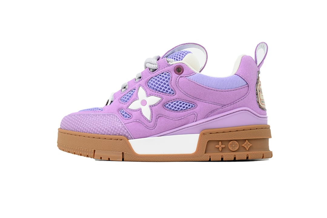 Louis Vuitton LV SK8 Purple White And