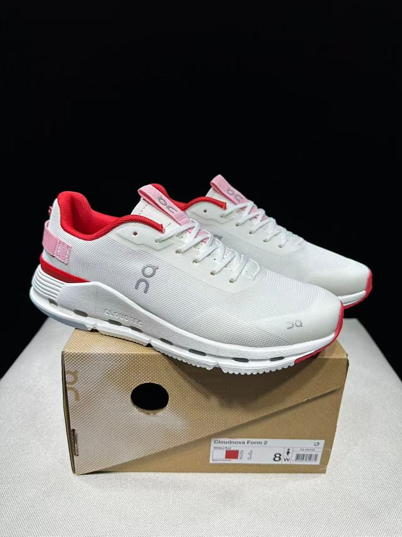 On Cloudnova Form 2 'White Red'