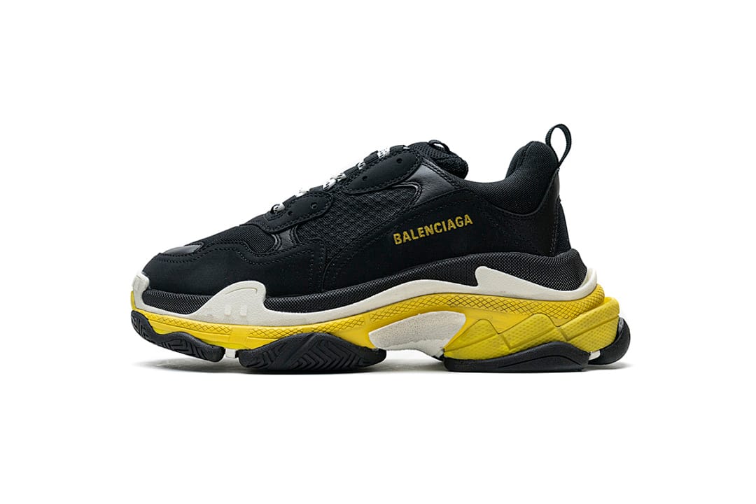 Balenciaga Triple S Black Yellow