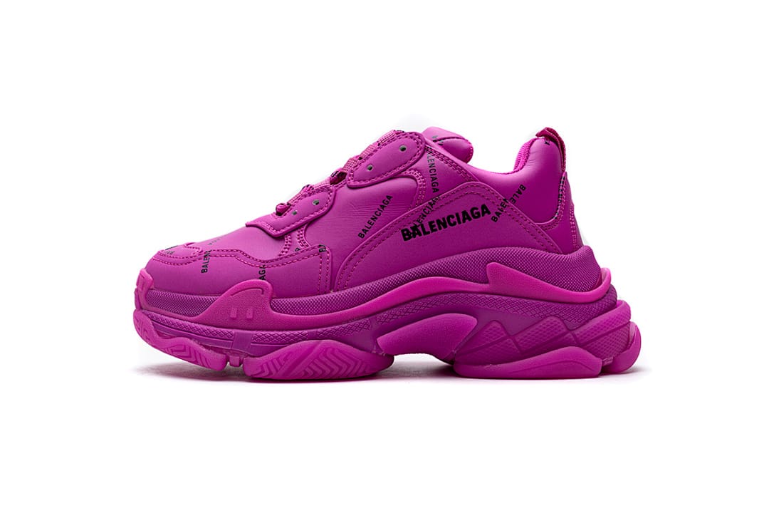 Balenciaga Triple S Letter Pulm Powder