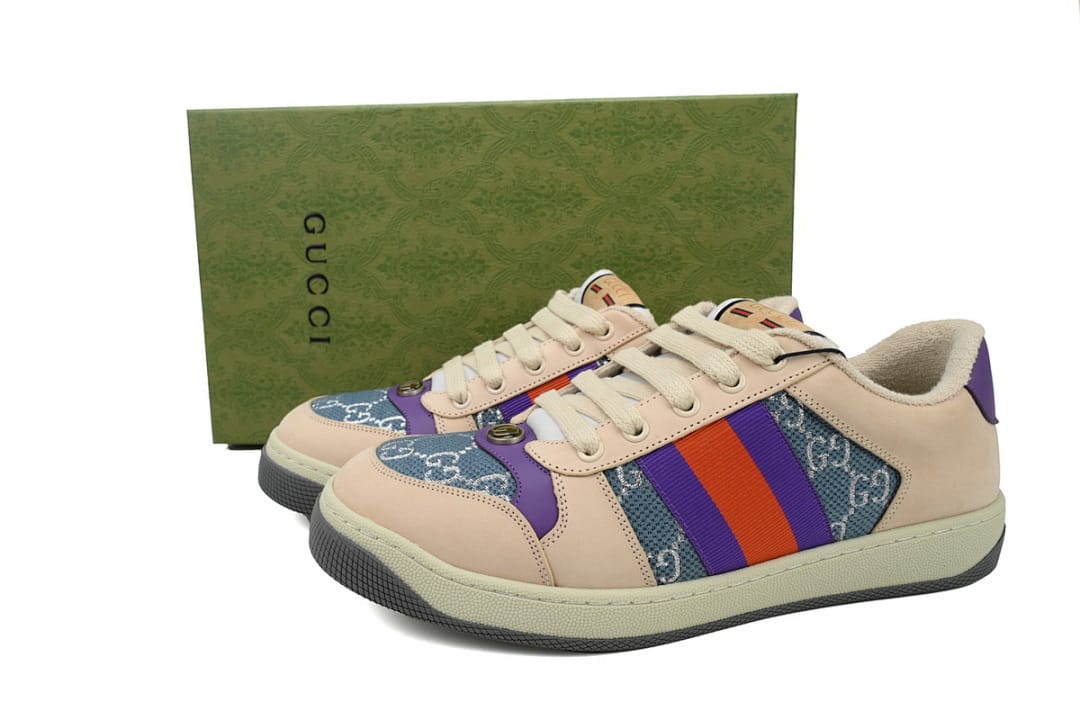 Gucci Screener Distressed Cowboy Purple