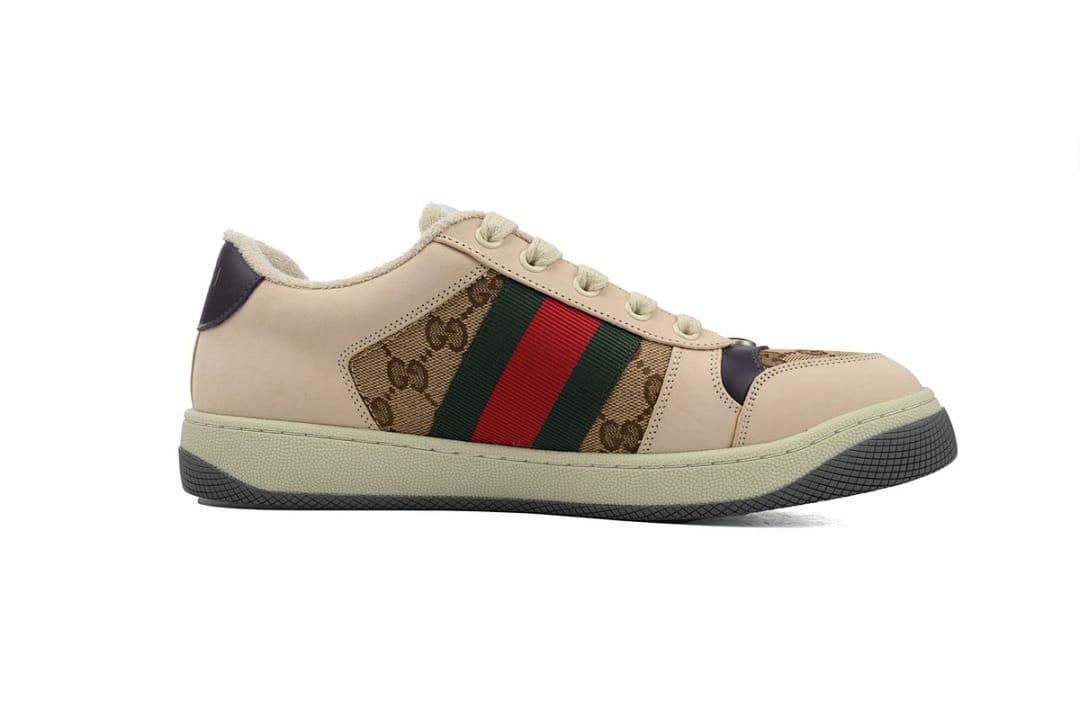 Gucci Screener Distressed Brown
