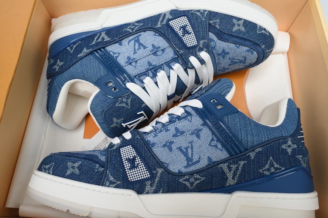 Louis Vuitton LV Trainer Denim Blue (Colorway 2)