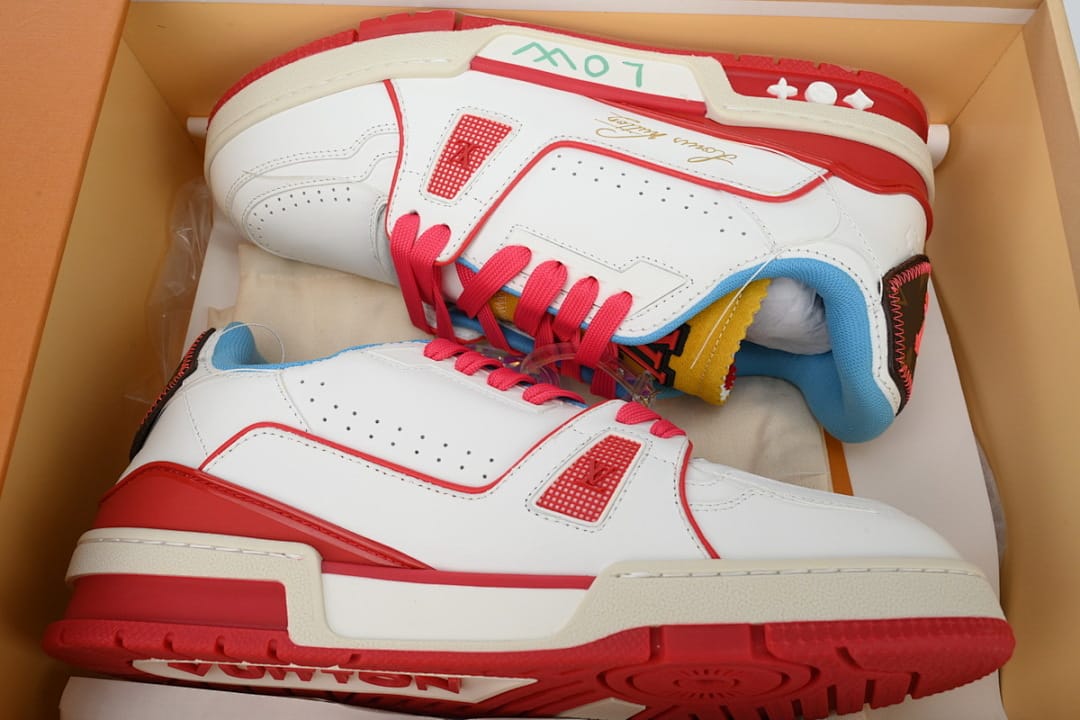 Louis Vuitton LV Trainer Yellow Blue