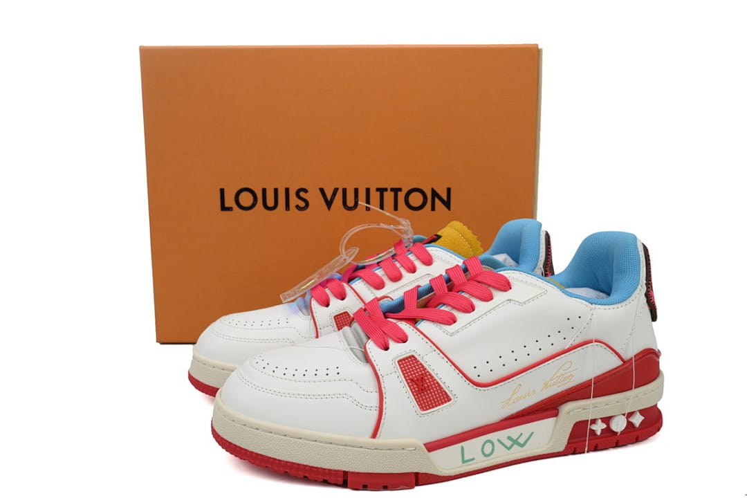 Louis Vuitton LV Trainer Yellow Blue