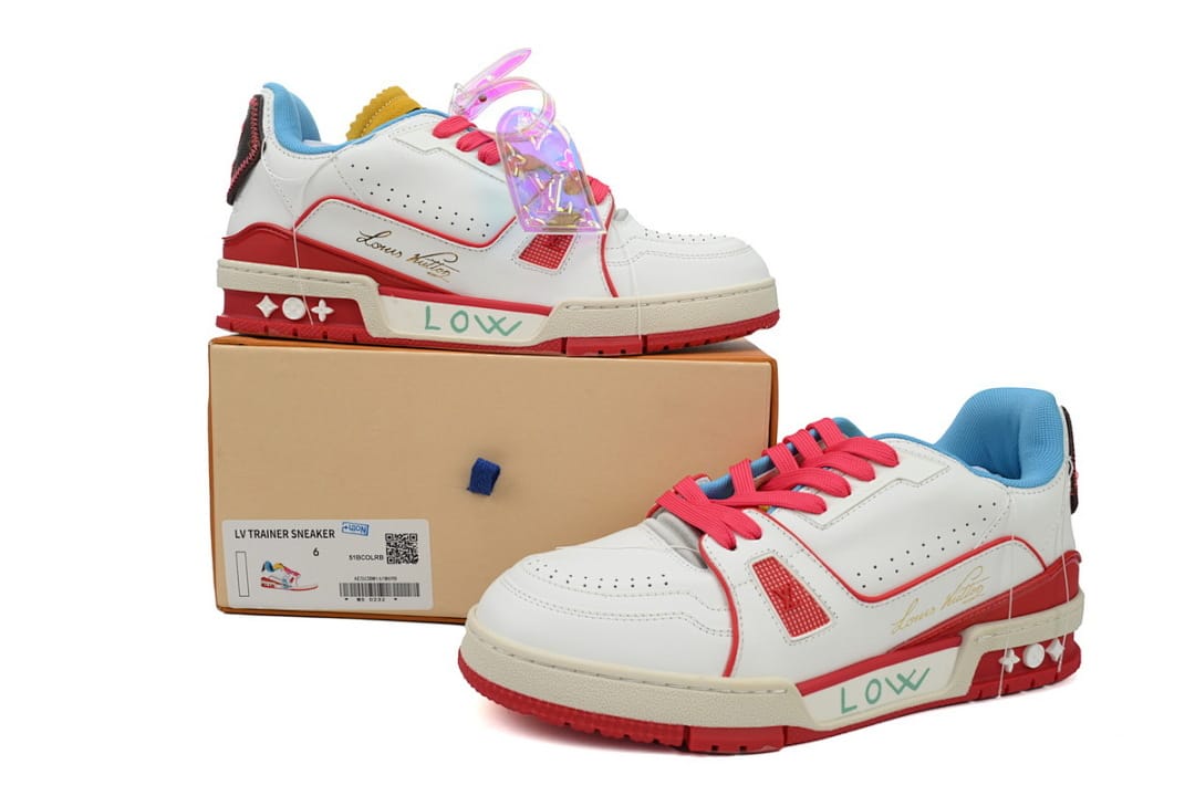 Louis Vuitton LV Trainer Yellow Blue