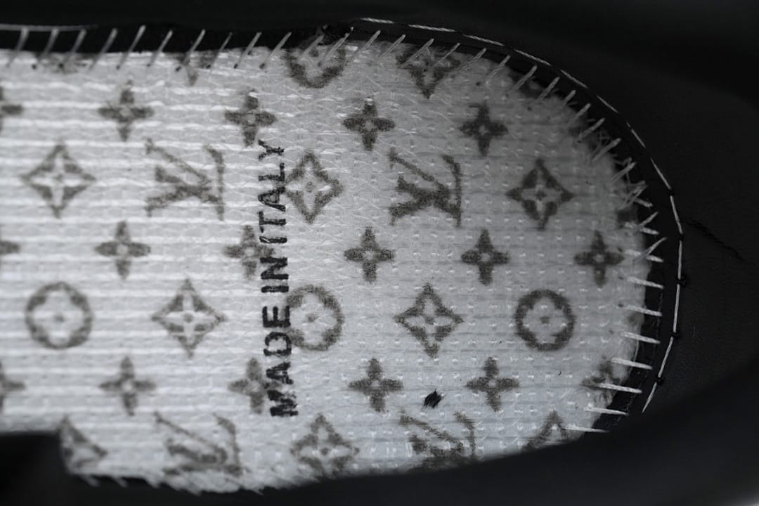 Louis Vuitton LV Trainer Black Silver