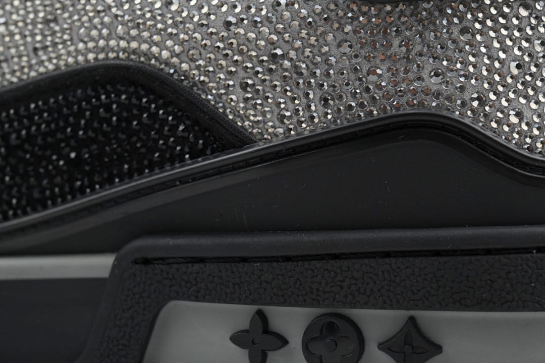 Louis Vuitton LV Trainer Black Silver