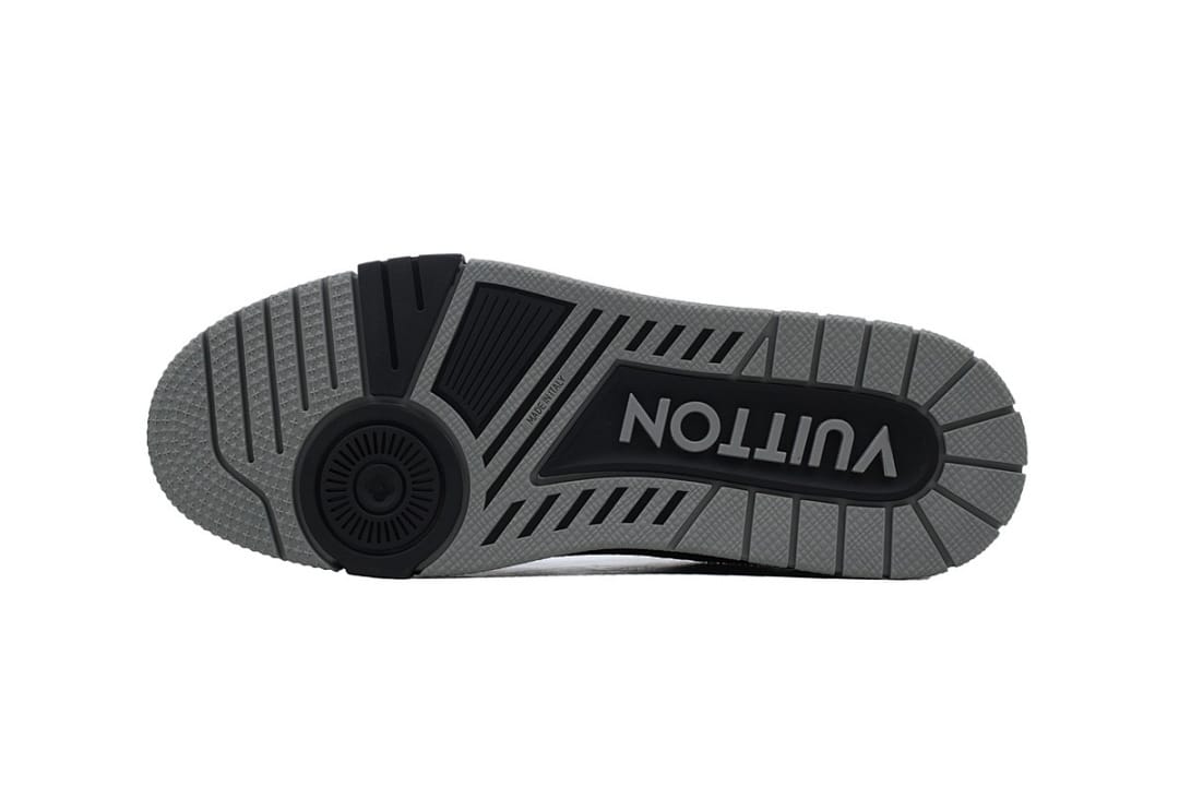 Louis Vuitton LV Trainer Black Silver