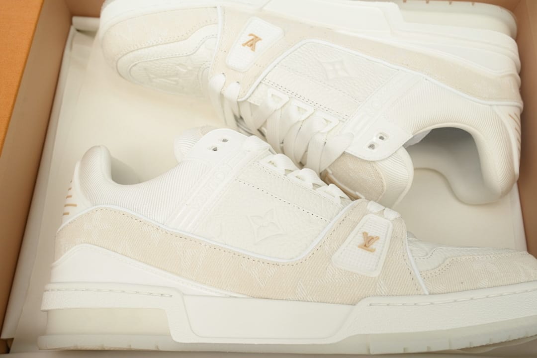 Louis Vuitton LV Trainer Denim Apricot