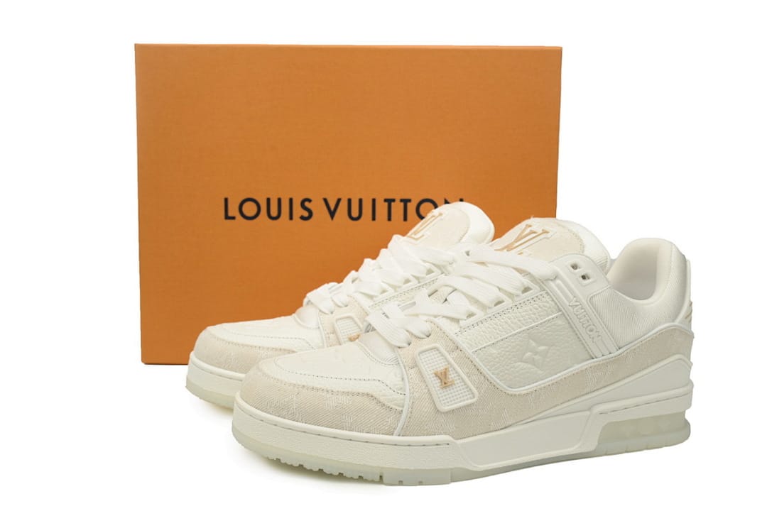 Louis Vuitton LV Trainer Denim Apricot