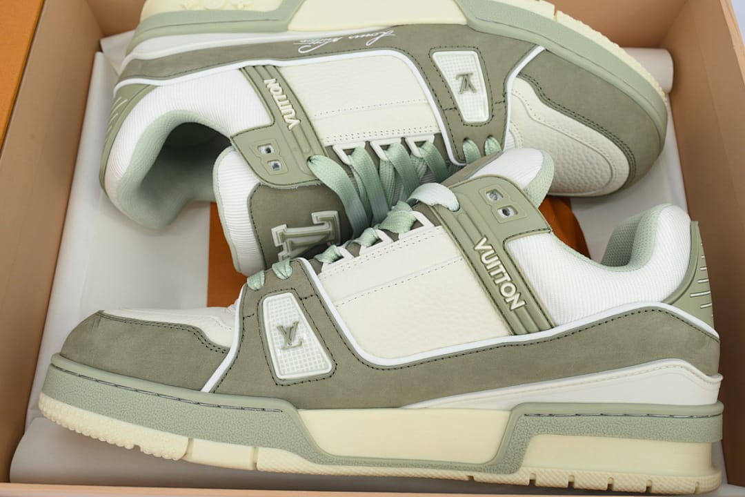 Louis Vuitton LV Trainer Frosted Green