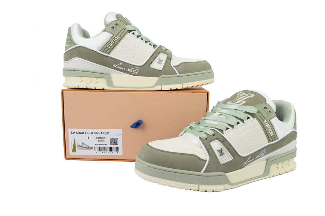 Louis Vuitton LV Trainer Frosted Green