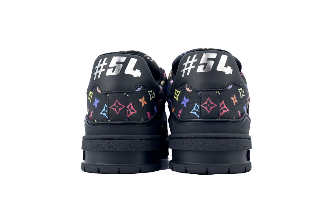 Louis Vuitton LV Trainer Triple Black Murakami Takashi