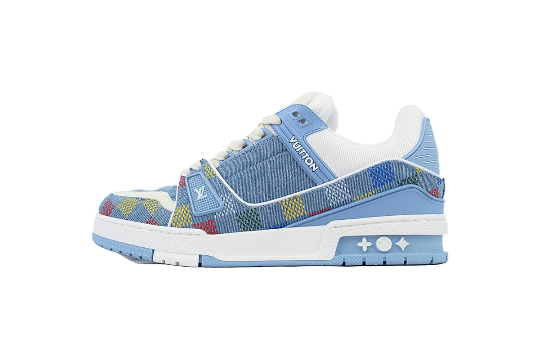 Louis Vuitton LV Trainer Light Blue Grid