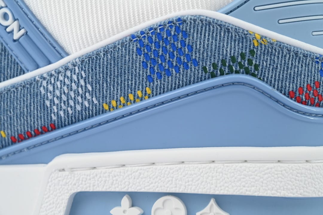 Louis Vuitton LV Trainer Light Blue Grid