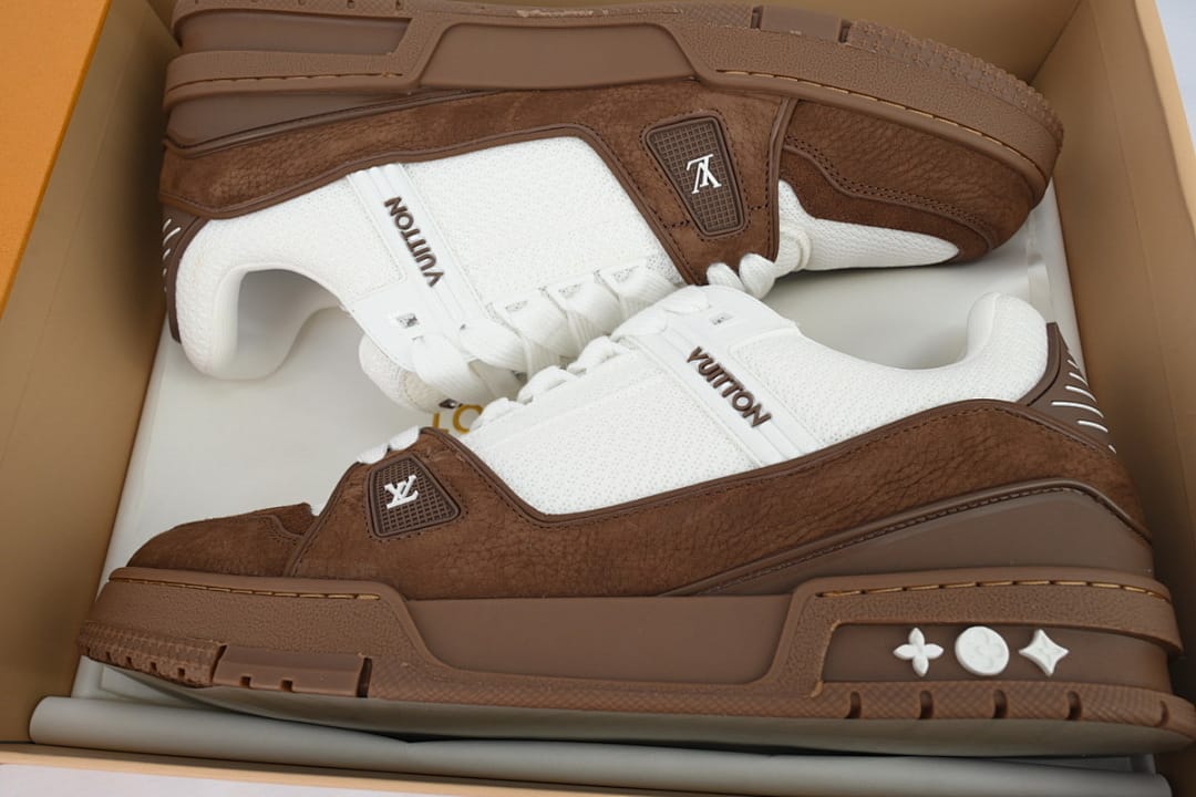 Louis Vuitton LV Trainer Brown White