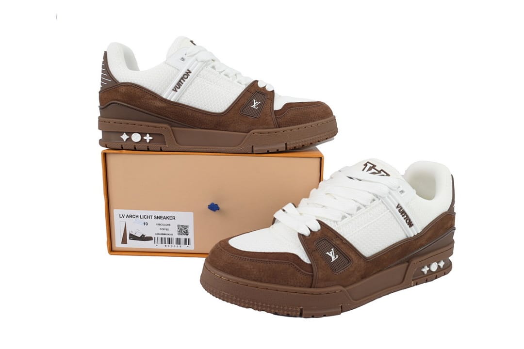 Louis Vuitton LV Trainer Brown White