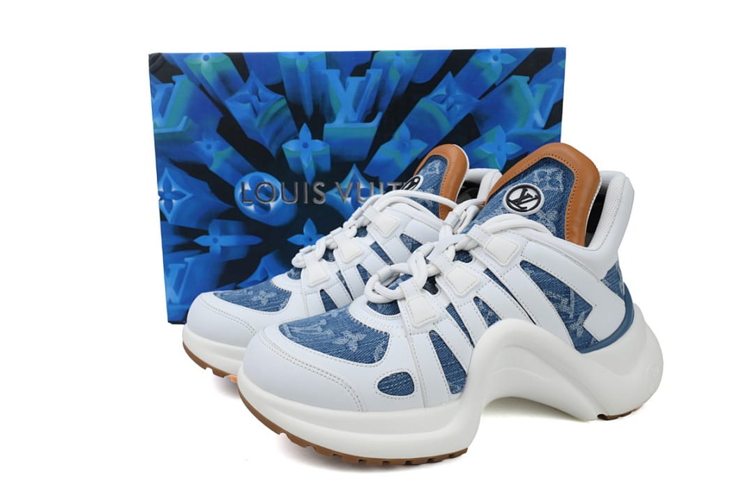 Louis Vuitton LV Archlight White Blue Sneakers (Colorway 2)