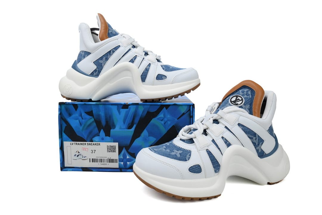 Louis Vuitton LV Archlight White Blue Sneakers (Colorway 2)