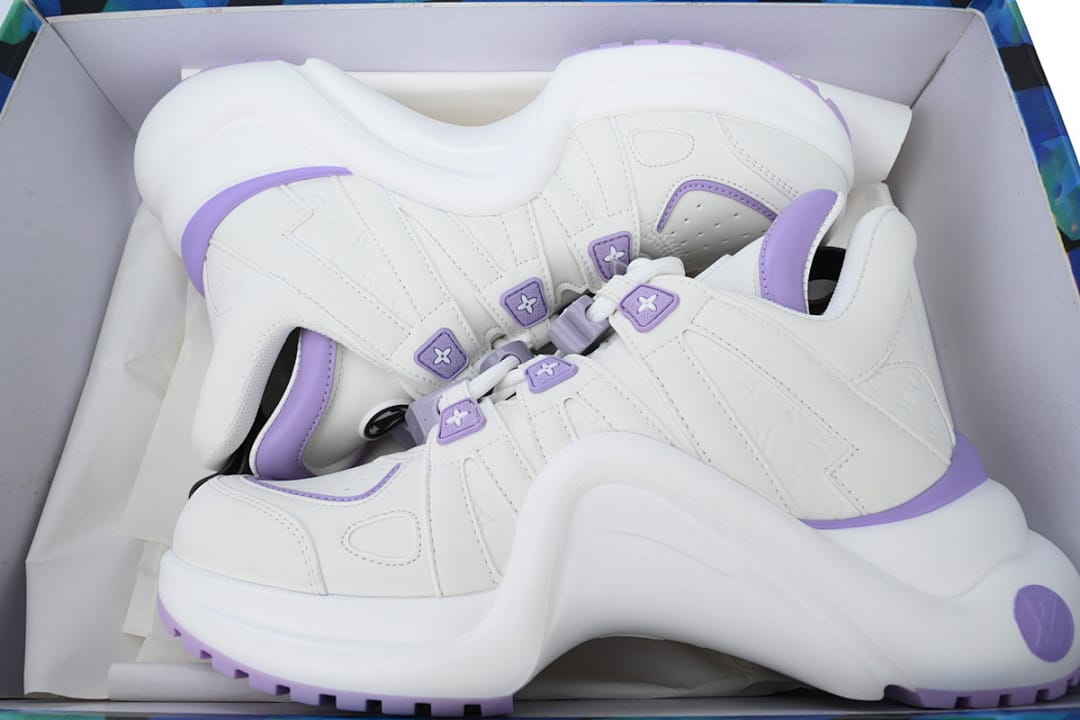 Louis Vuitton LV Archlight White Purple Sneakers