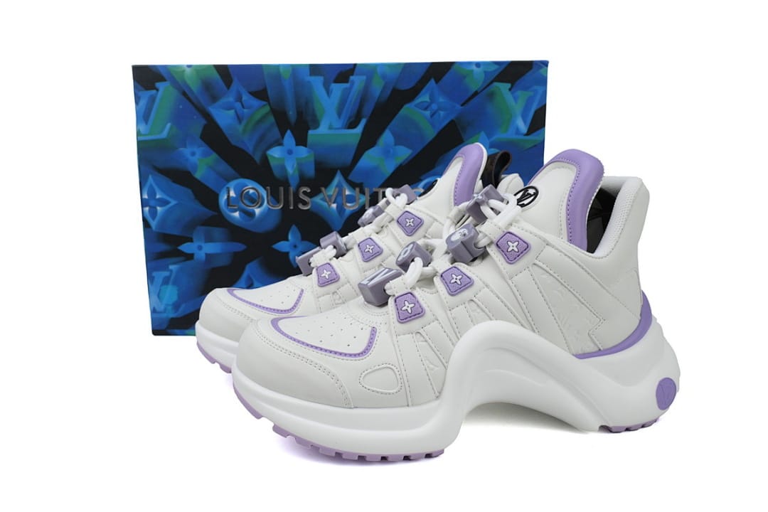 Louis Vuitton LV Archlight White Purple Sneakers