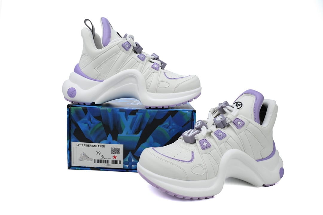 Louis Vuitton LV Archlight White Purple Sneakers