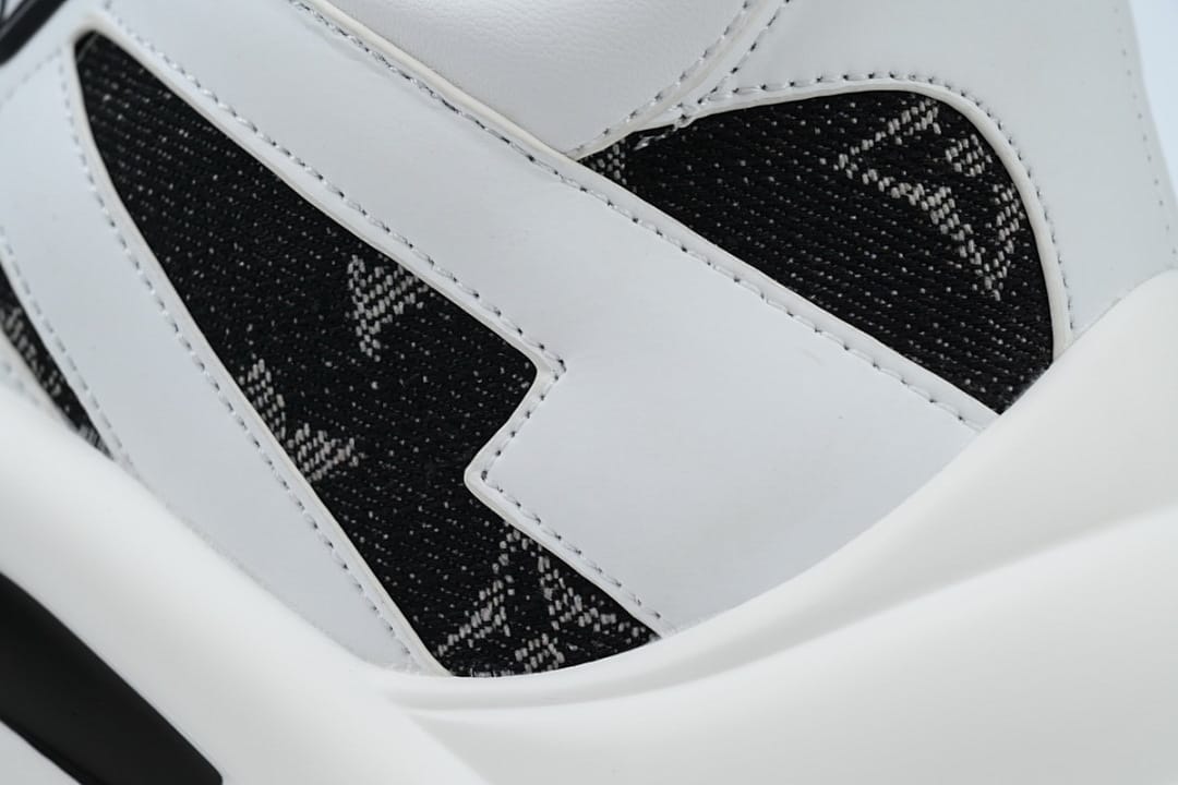 Louis Vuitton LV Archlight Black Denim White Sneakers