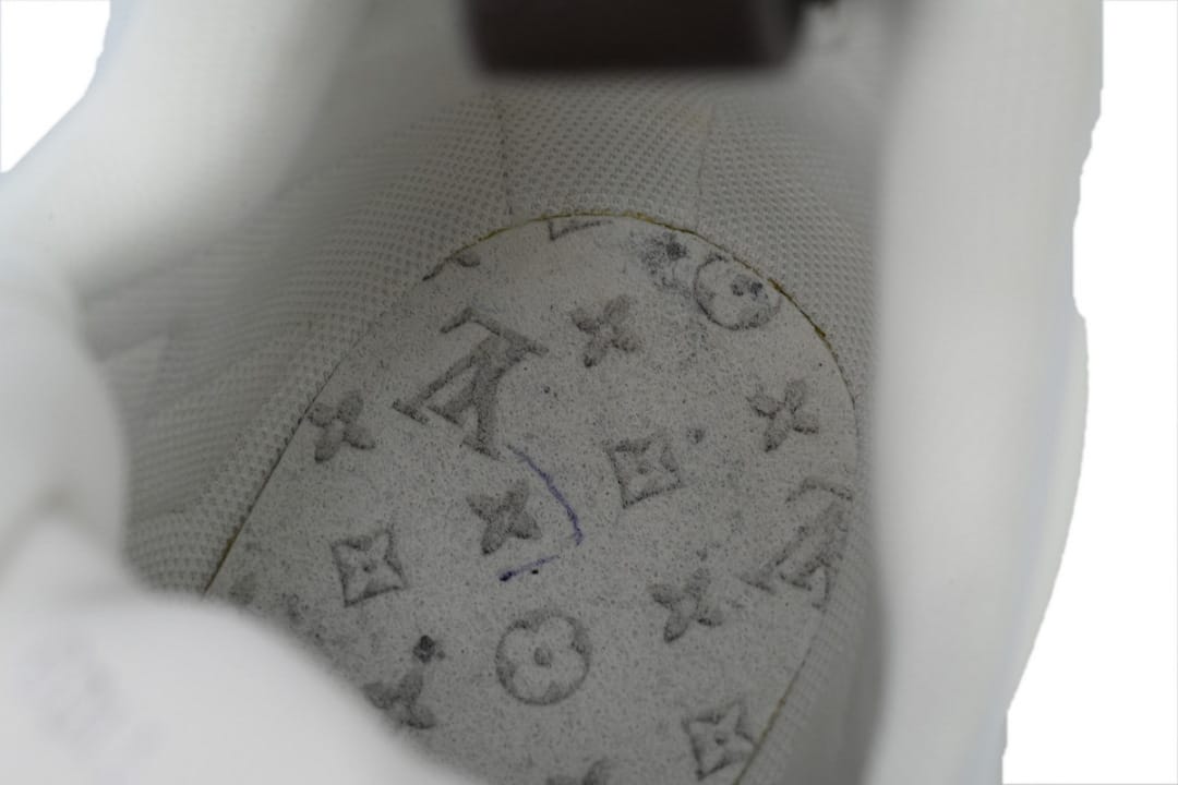 Louis Vuitton LV Archlight White Stripe Grey Print Sneakers