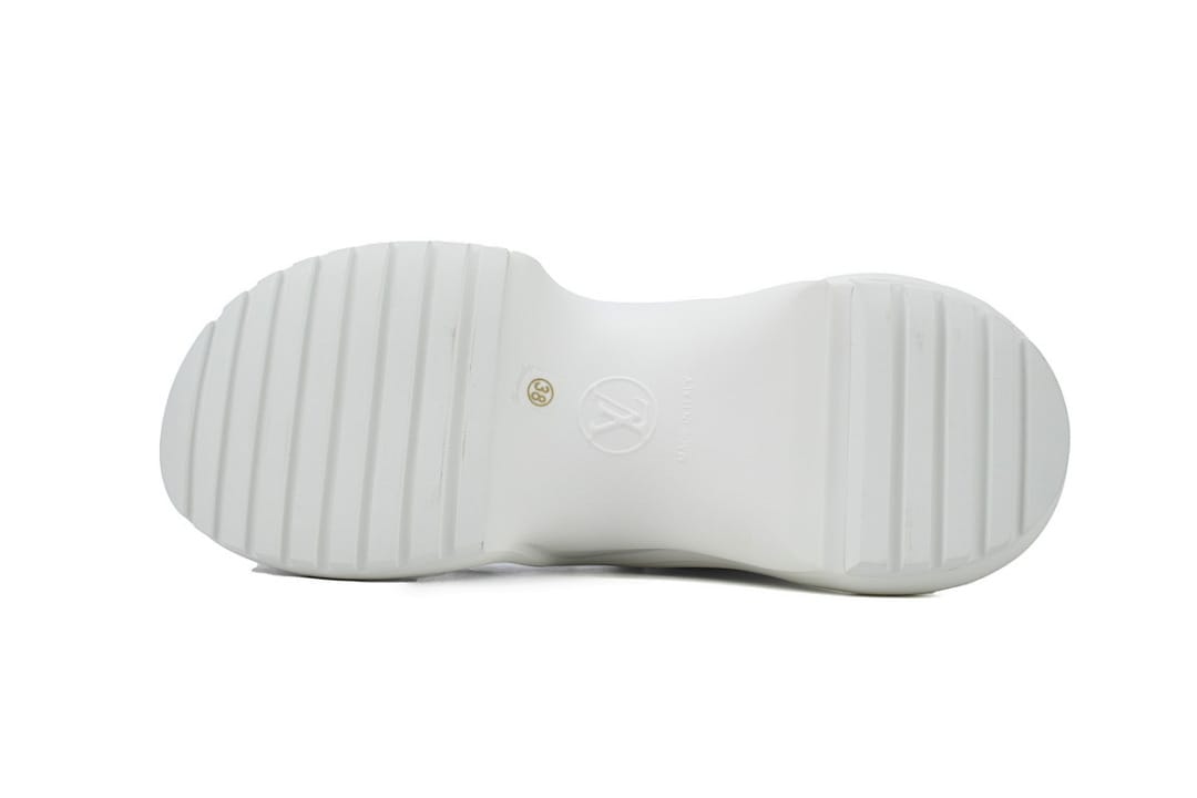 Louis Vuitton LV Archlight White Stripe Grey Print Sneakers